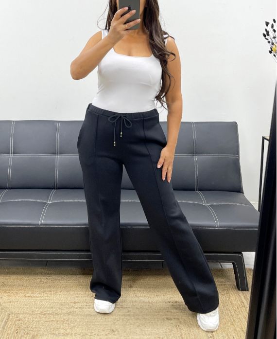 PANTALON 2 POCHES AVEC PLIS NERVURéS