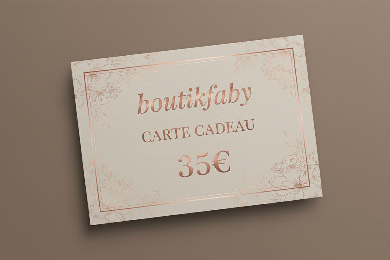Carte cadeau boutikfaby