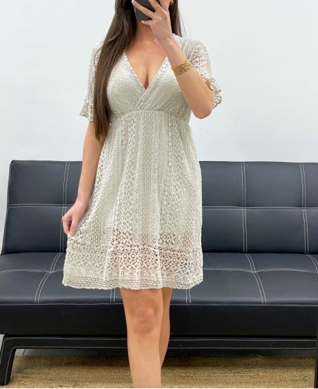 "COLLECTION BOHEME" ROBE DENTELLE