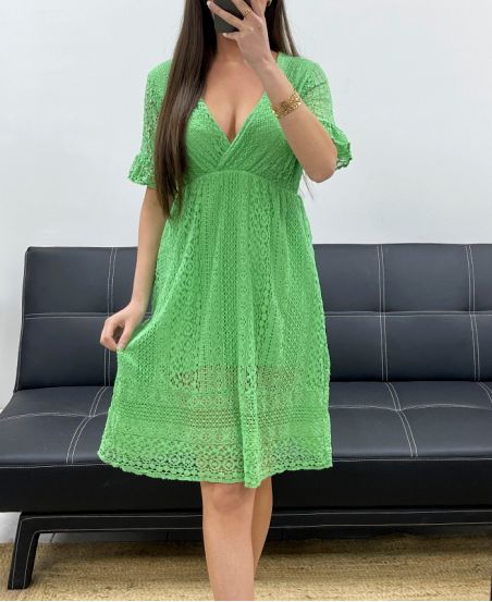 "COLLECTION BOHEME" ROBE DENTELLE