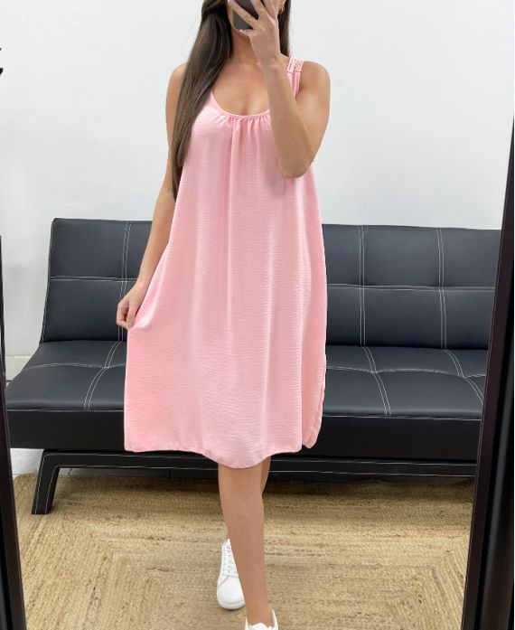 OVERSIZE ROBE DOS BRODERIE