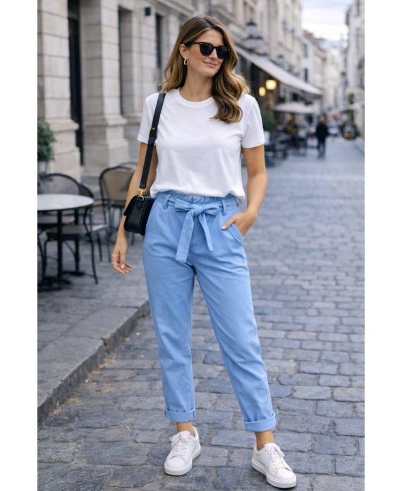 PANTALONS SMOCKéS POCHES