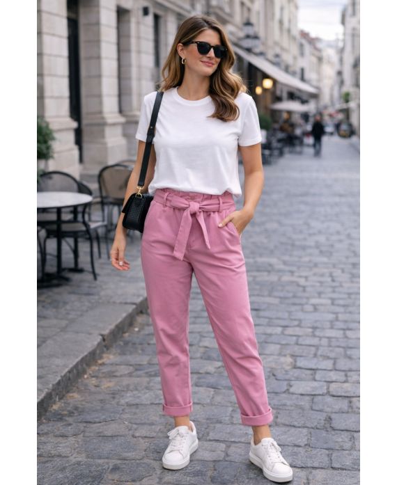 PANTALONS SMOCKéS POCHES