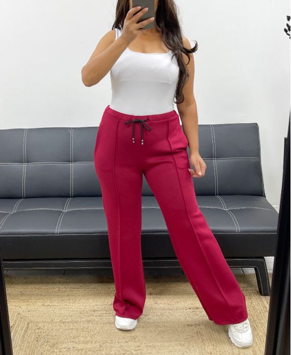 PANTALON 2 POCHES AVEC PLIS NERVURéS