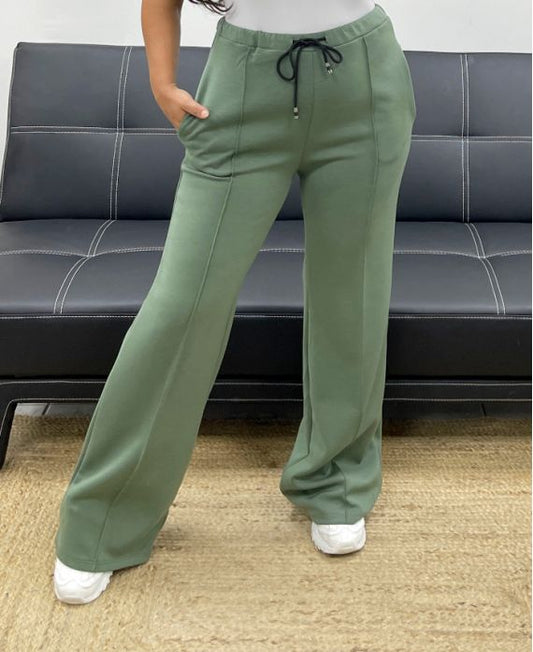 PANTALON 2 POCHES AVEC PLIS NERVURéS