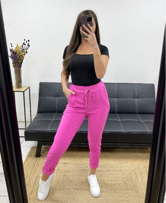 PANTALON FUSCHIA