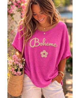 PULL MANCHES COURTES BOHEME
