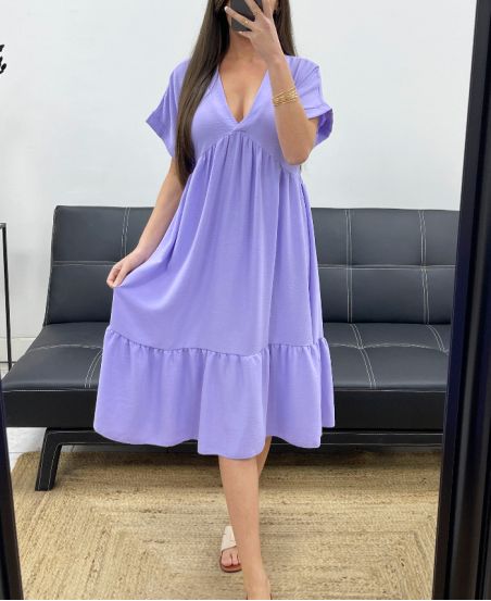 ROBE AMPLE COL V