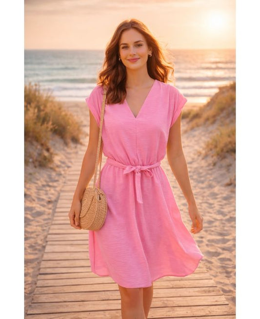ROBE COURTE COL V