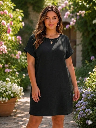 Robe élégante et intemporel noire| boutikfaby.fr