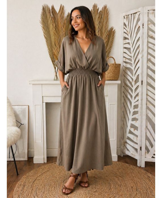ROBE LONGUE 2 POCHES
