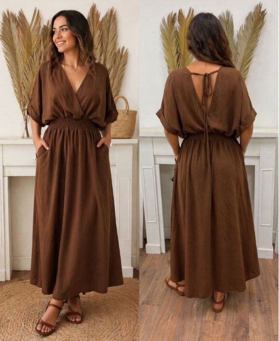 ROBE LONGUE 2 POCHES