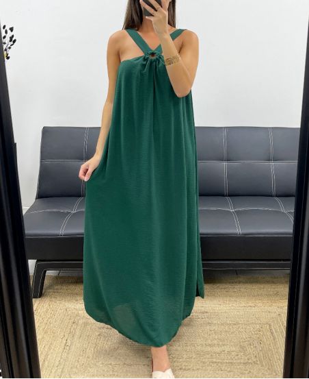 Robe longue bouclée devant femme – 5 couleurs