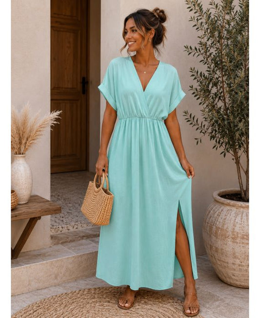 Robe longue femme en polyester - boutikfaby