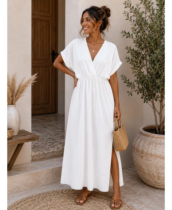 Robe longue femme en polyester - boutikfaby