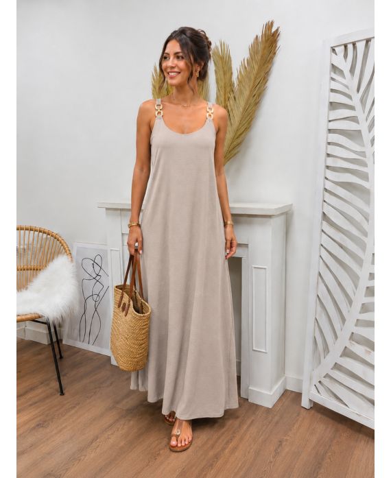 Robe longue femme en polyester - boutikfaby