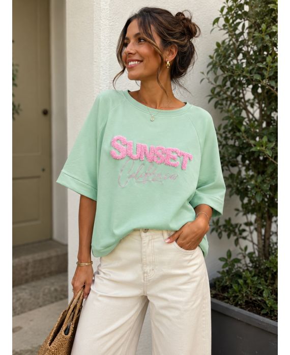 Sweat Sunset California femme – Viscose et Polyester