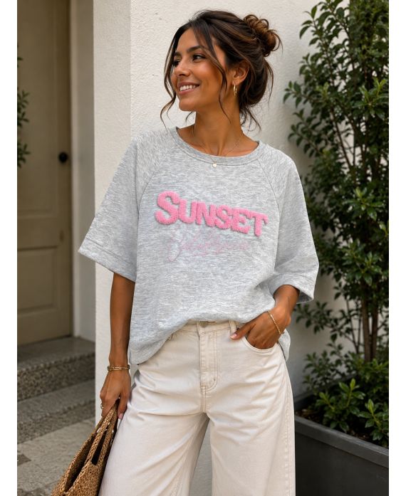 Sweat Sunset California femme – Viscose et Polyester