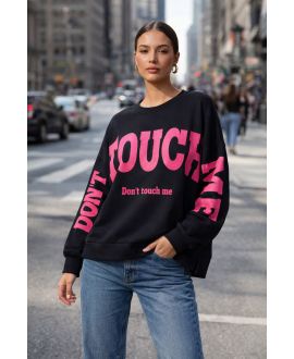 SWEATSHIRT OVERSIZE DONT TOUCH ME