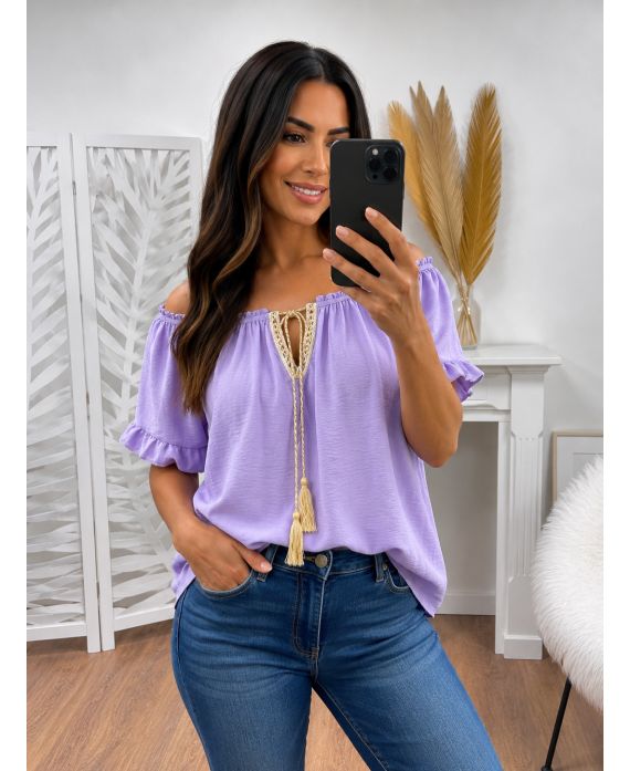 Top femme viscose et nylon - boutikfaby