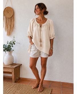 Tunique ample à nouer